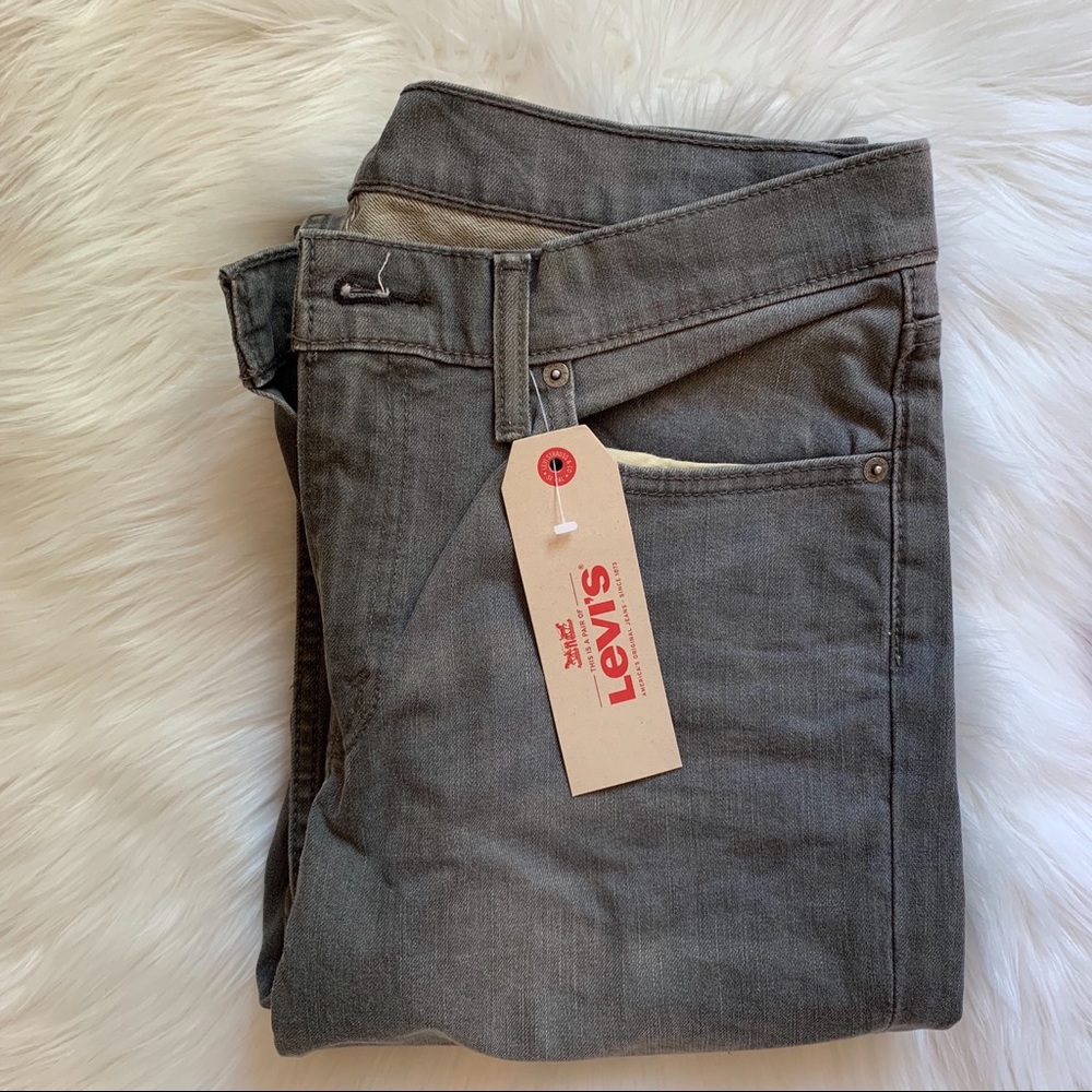 Men’s Levi’s 514 Gray Denim Jeans